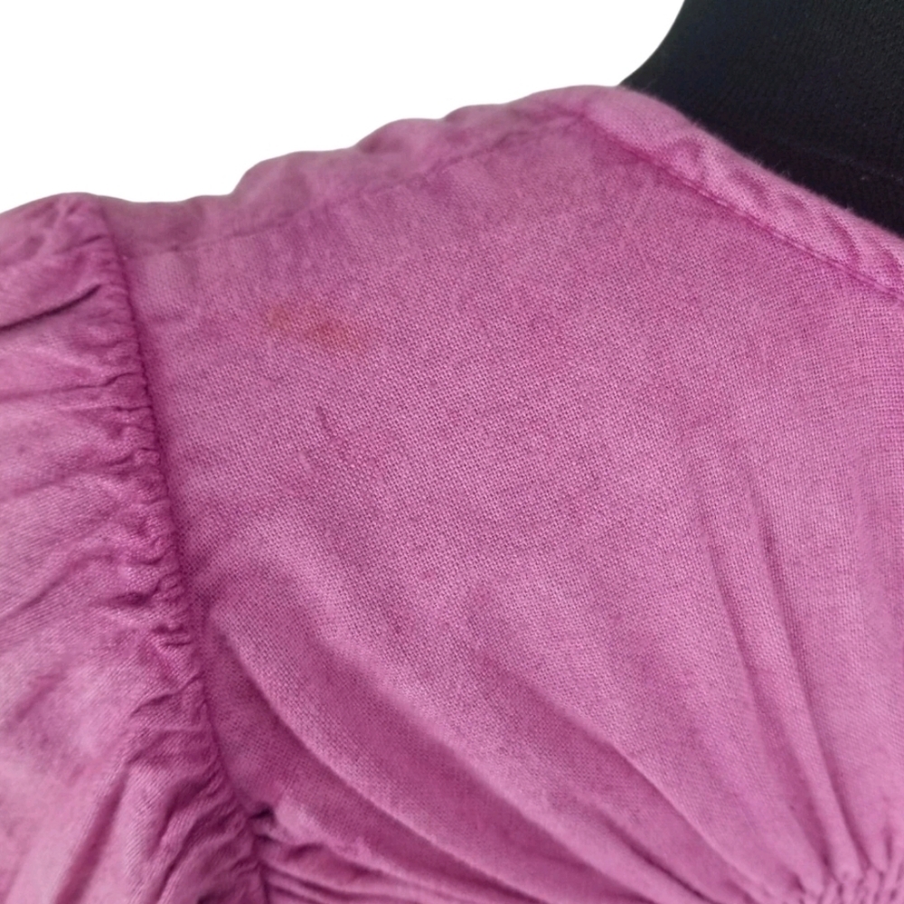 Free People Mauve Maxi Dress with Tie-Front - Picture 8 of 16